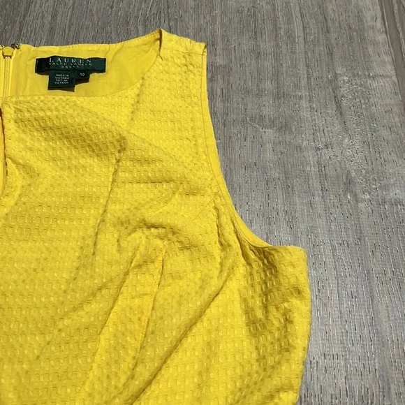Lauren Ralph Lauren Yellow Shift Dress - Picture 10 of 15